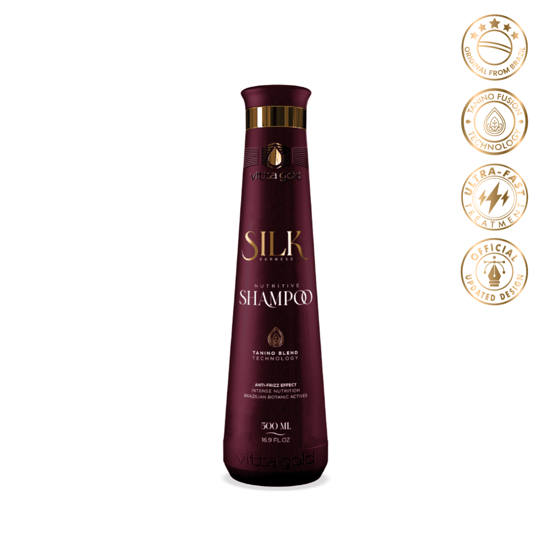 Silk Express™ Tanino Blend Cleansing Shampoo 500ml (16.9 fl. oz) - Vitta Gold™ Global